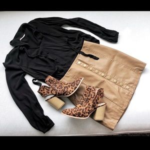 Nordstrom Chloe & Katie Tie Neck Blouse